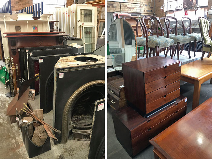 Secondhand fireplace mantles, doors and furniture, Sell4You, Melbourne