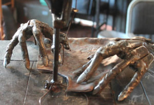 scrap metal sculpture