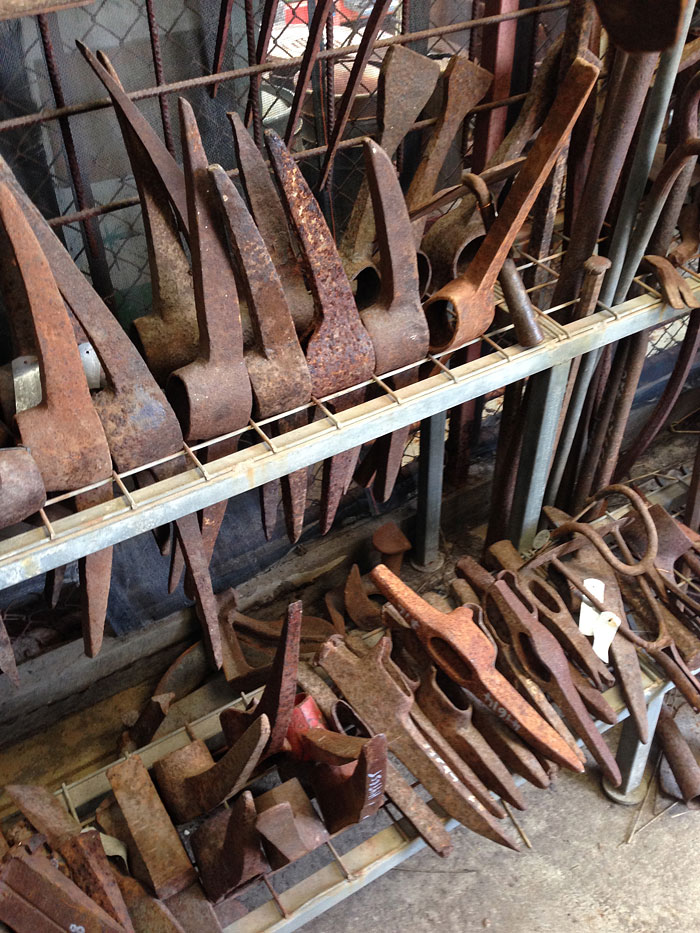Vintage tools at Rustic Gallery in Perth