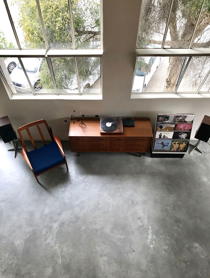 Converted warehouse and mid century furniture, Meubel Melbourne