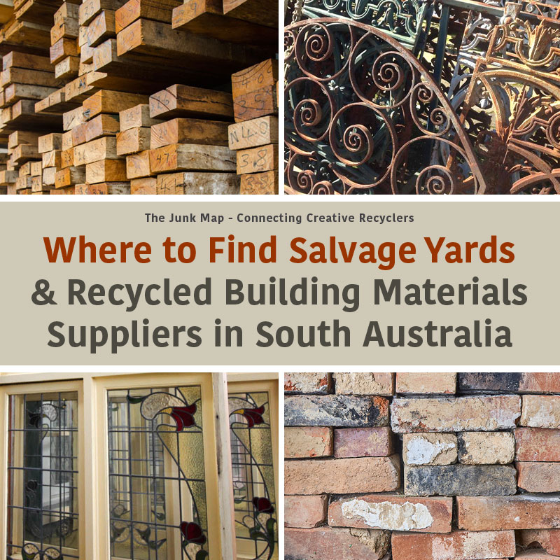 Where to find salvage yards and recycled building materials in South Australia