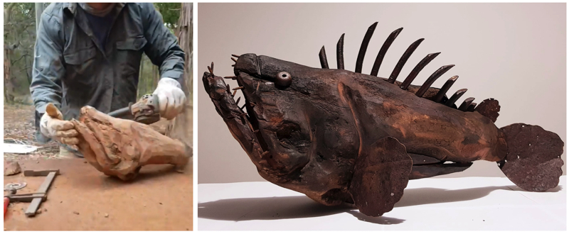 Animal sculptures