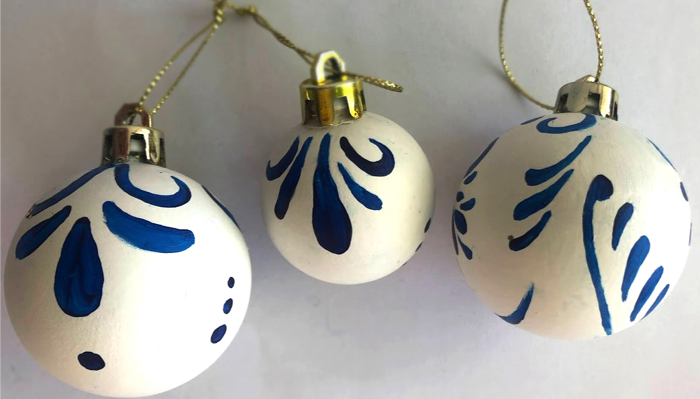 Upcycled DIY christmas decorations
