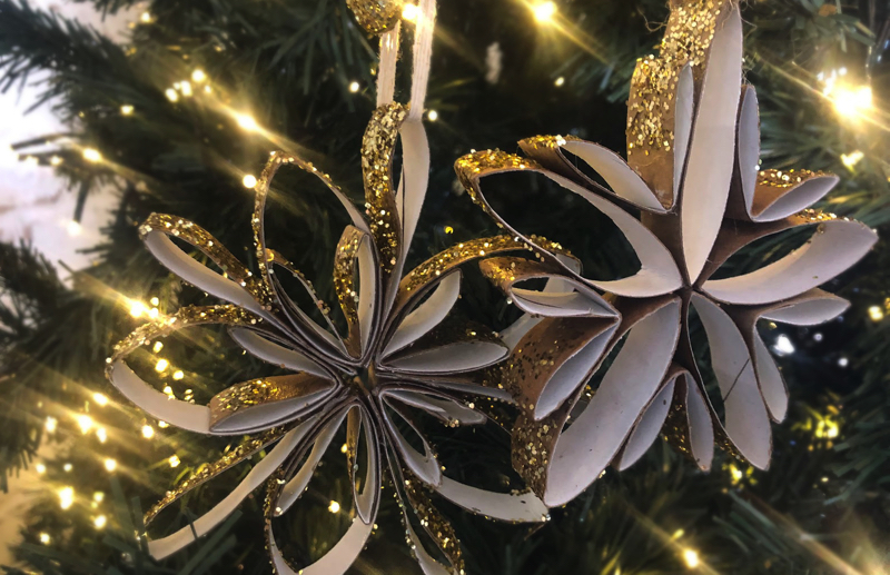 christmas decoration Toilet paper roll