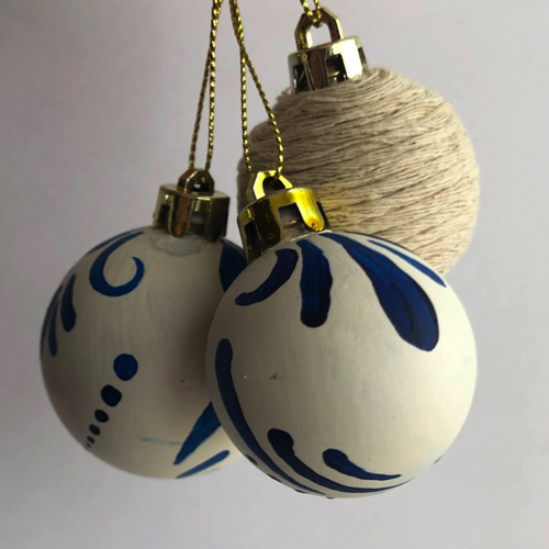 upcycled christmas decorations